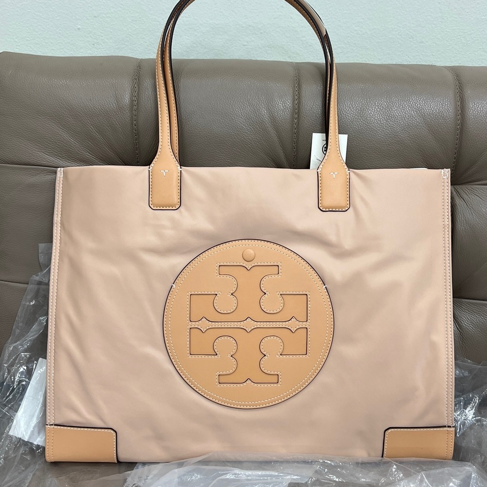 Brand New
TORY BURCH
Ella Logo Recycled Tote Bag In Rose Dawn